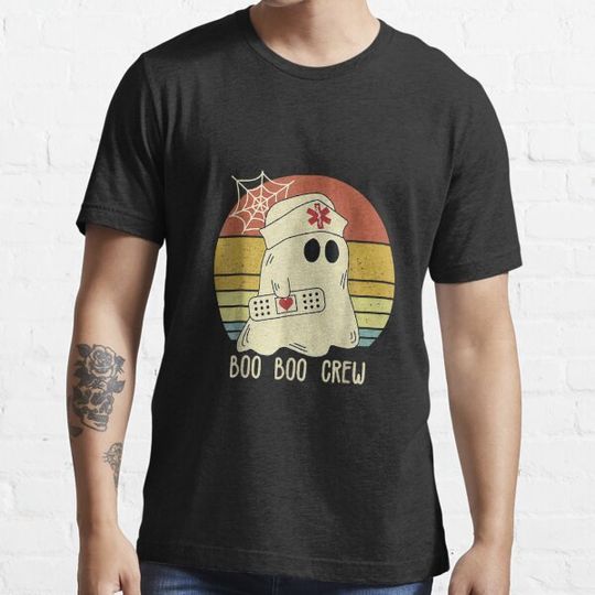 Discover Boo Boo Crew Nurse Funny Halloween Costume Nursing Spooky T-shirts
