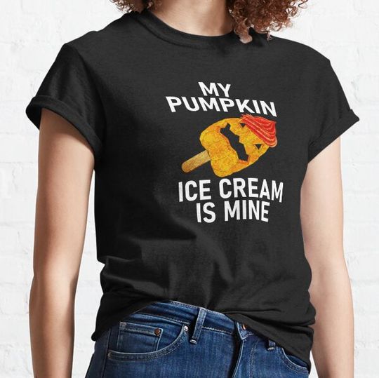 Discover Vintage Halloween Pumpkin Ice Cream T-shirts