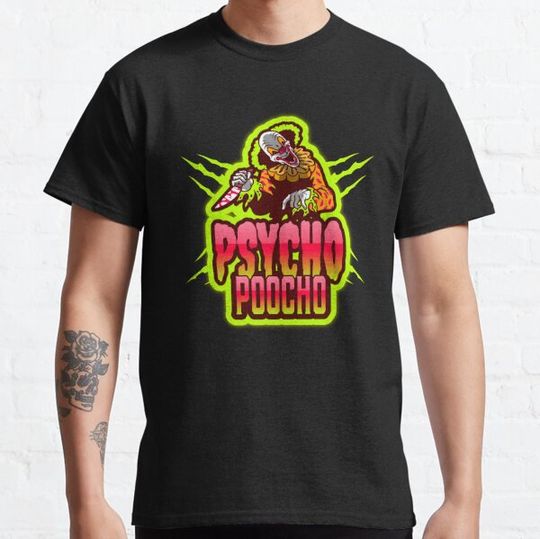 Discover Halloween Scary Clown - Psycho Poocho T-shirts