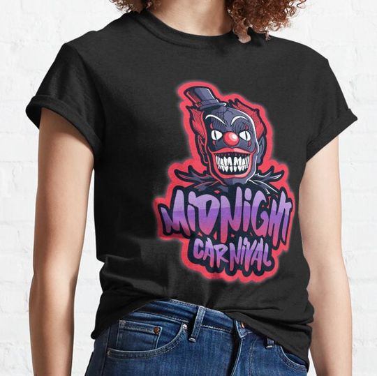 Discover Halloween Scary Clown - Midnight Carnival T-shirts