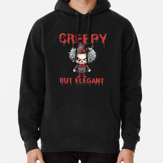 Discover Creepy but Elegant Clown / Halloween Hoodies