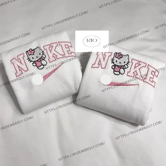 Discover Hello Kit.ty Sweater Embroidered Crewneck Sweatshirt - Y2K - halloween gift
