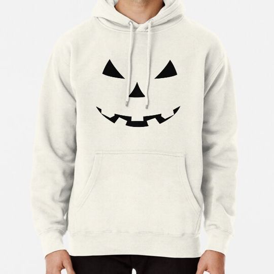 Discover Funny Pumpkin face Jack O Lantern-funny halloween Hoodies