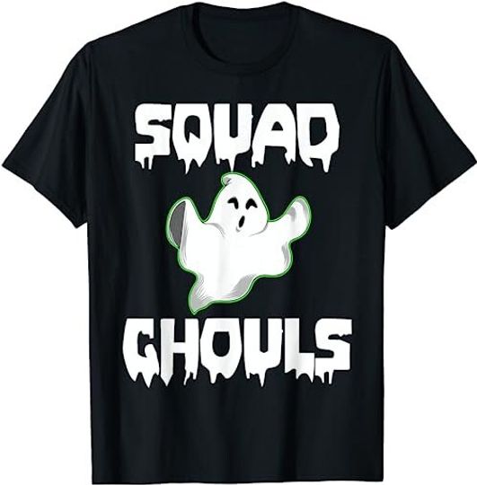 Discover Squad Ghouls Funny Halloween Horror Scary  T-Shirt, Sweatshirt, Hoodie - 25970