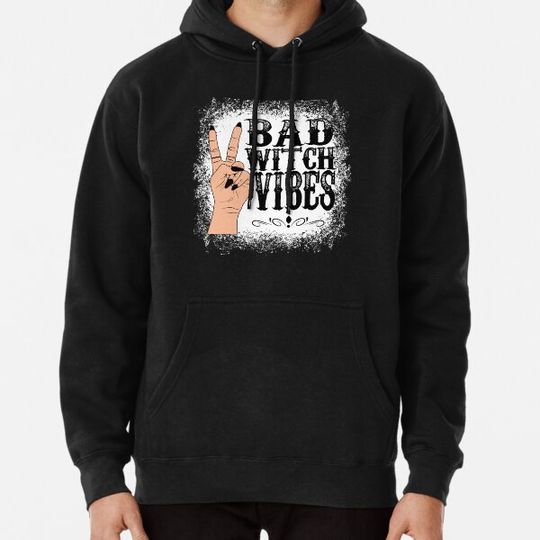 Discover Bad Witch Vibes Peace Halloween Gifts 2020 Hoodies