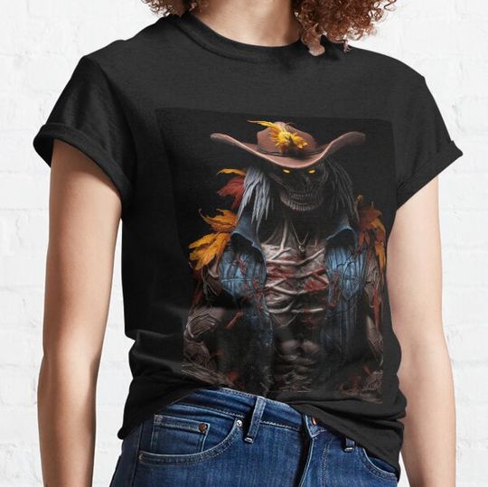 Discover Scarecrow Gains: Unearth the Muscles this Halloween T-shirts