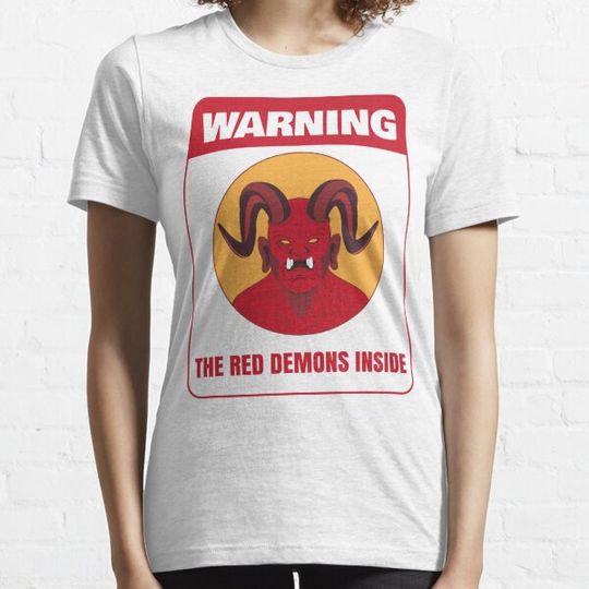 Discover Warning The Red Demons Inside | Visualuv Rare Edition T-shirts