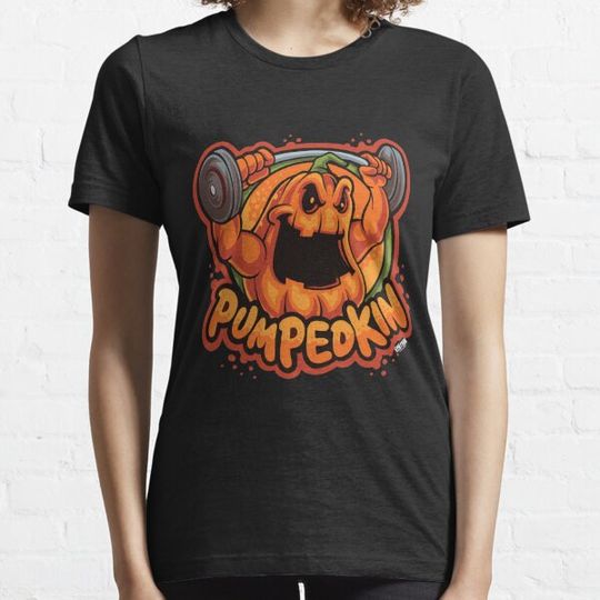 Discover Halloween - Training Pumkin - Bodybuilder Pumpkin T-shirts