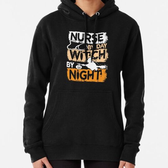 Discover Nurse Halloween.  Nurse by day, witch by night! Hoodies