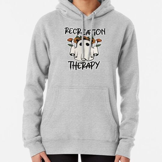 Discover Recreation Therapy Sunflower Halloween Ghost Hoodies