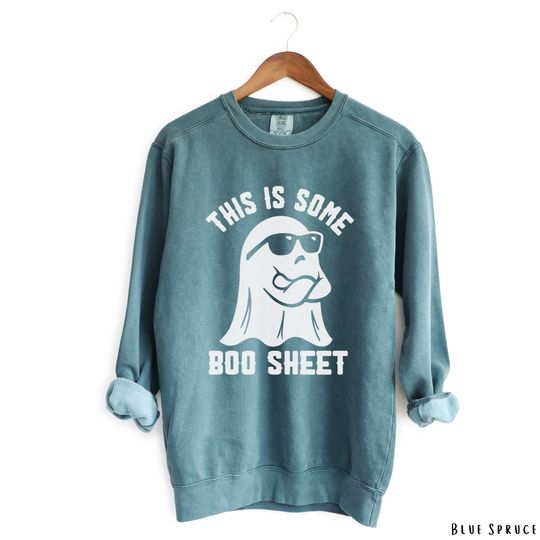 Discover This Is Some Boo Sheet  Sweatshirt | Boo Sheet Shirt | Halloween Crewneck | Long Sleeve For Halloween | Spooky Crewneck