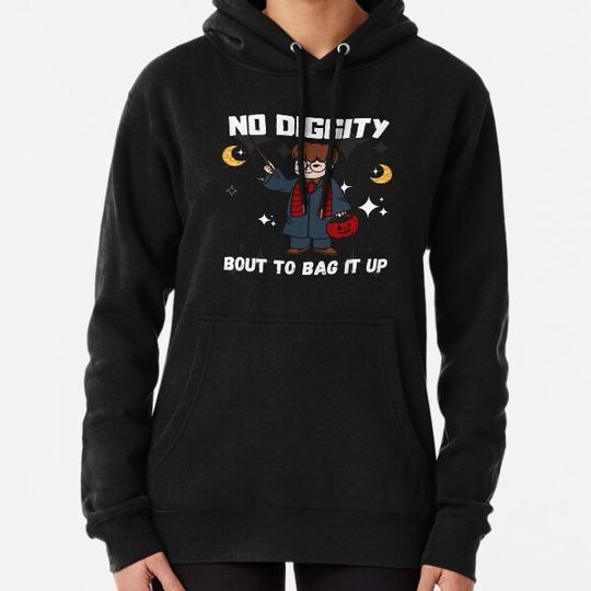 Discover No Diggity Bout To It Up Cute Ghost Halloween Kids Candy Bags Hoodies