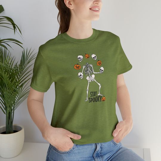 Discover Juggling Skeleton Short Sleeve Tee