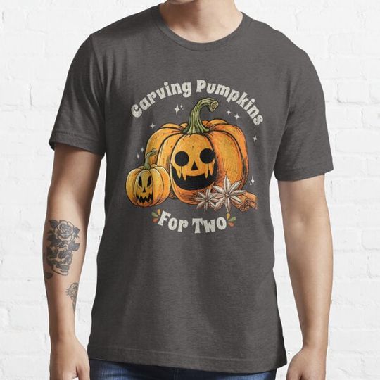 Discover Carving Pumpkins For Two Shirt, Maternity Pumpkins Sweatshirt, Gift For Mom To Be T-shirts