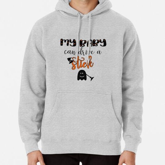 Discover Baby Can Drive Stick -Halloween Pregnancy Announcement Hoodies