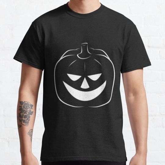 Discover Pumpkin head edges T-shirts