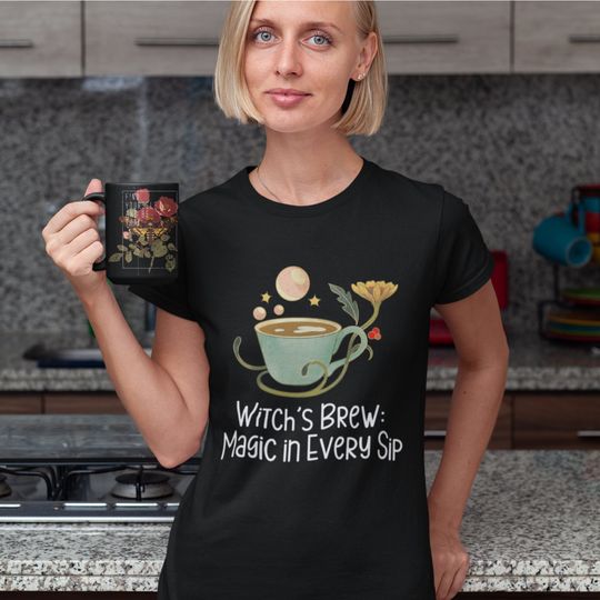 Discover Witch's Brew - Magic in Every Sip, Halloween Jersey Short Sleeve Shirt