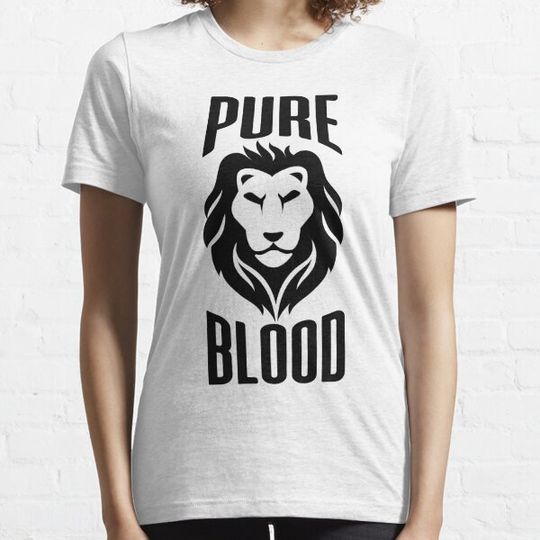 Discover funny lion quote Pure Blood cool lion T-shirts