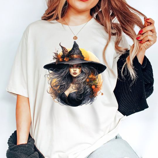 Discover Beautiful Witch Halloween Sweatshirt - Magic Witch Design