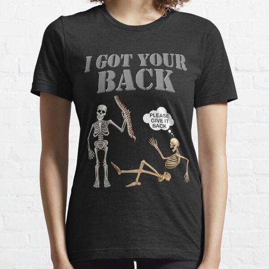 Discover Funny Chiropractic Halloween Costume T-Shirt - I Got Your Back