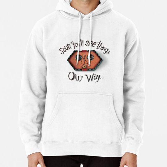 Discover button eyes Hoodies