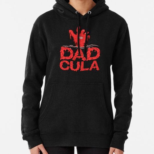 Discover Dadcula Funny Halloween Dad Hoodies