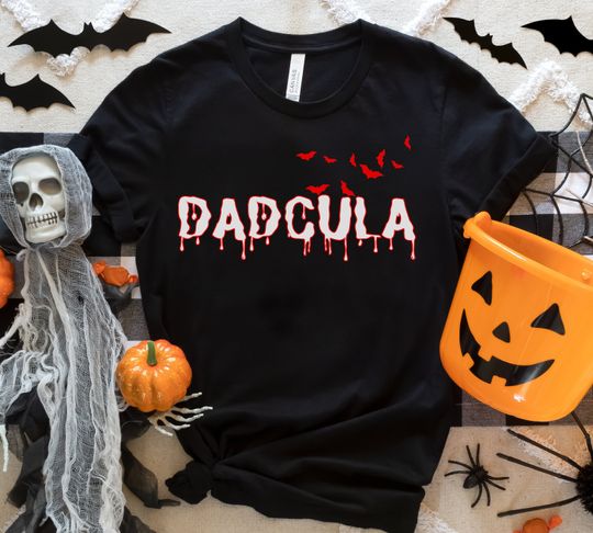 Discover Dadcula Shirt for Dad, Halloween Dad Shirt, Spooky Shirt, Funny Dad Shirt