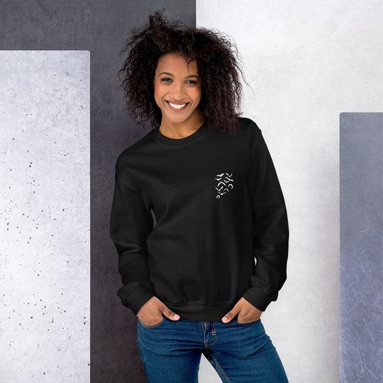 Discover Haunted Elegance: Women's Halloween-Inspired Sweatshirt