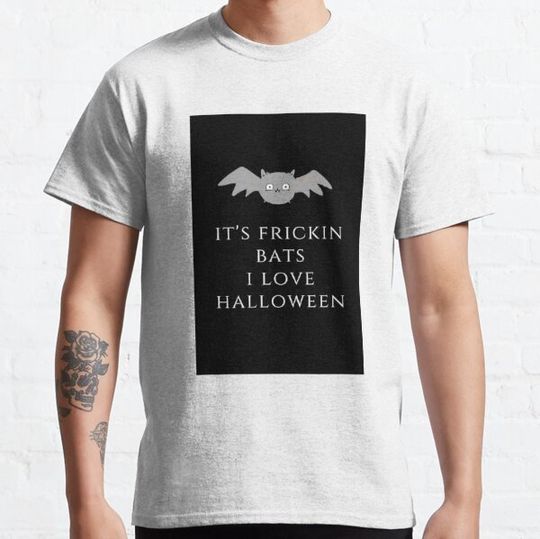 Discover its frickin bats i love halloween T-shirts