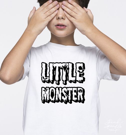 Discover Little Monster SVG,Halloween Shirt SVG,Kid Halloween Shirt SVG,Mommy's Little Monster Svg,Svg file for Cricut