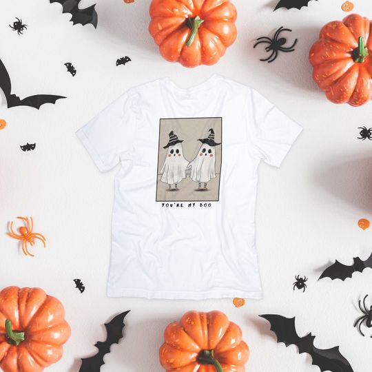 Discover You're My Boo Tee, His and Hers Halloween Shirts, Matching Couples Tee, Halloween Gift, Couples Matching Horror Shirt, Valentines Day Gift