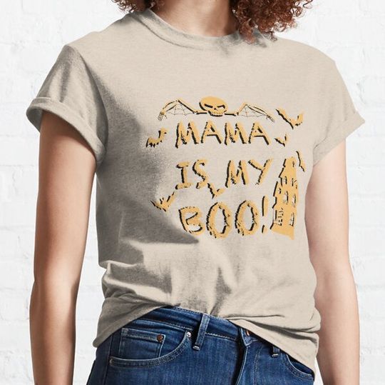 Discover Mama is my boo funny halloween day gift T-shirts