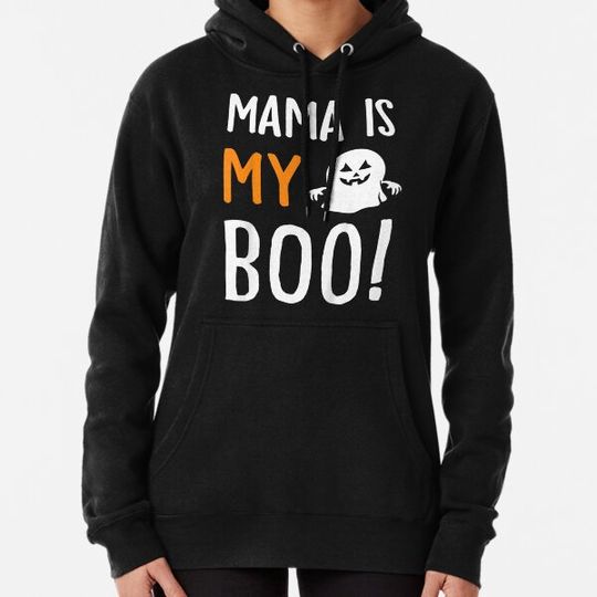 Discover Kids Kids Mama is My Boo T-Shirt Funny Halloween Gi Hoodies
