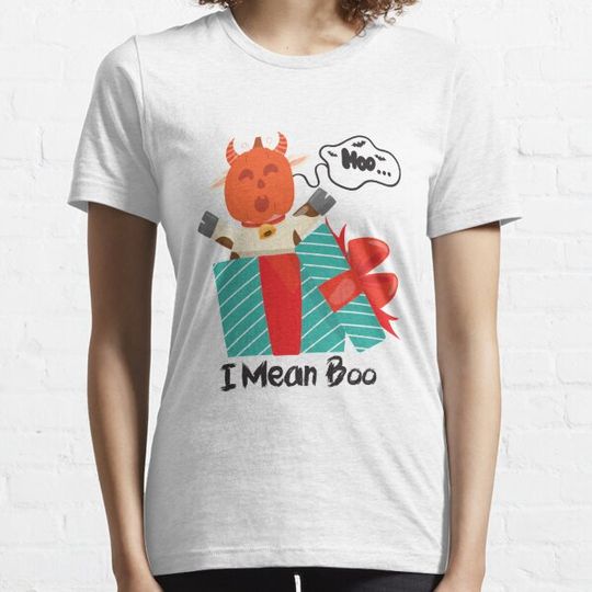 Discover Moo I Mean Boo Ghost Cow Essential t-shirts ,funny love ,beer shirt design,funny up, funny shirt for girl-for woment,funny love T-shirts