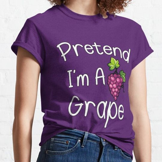 Discover Pretend I'm A Grape - Lazy Halloween Costume T-shirts