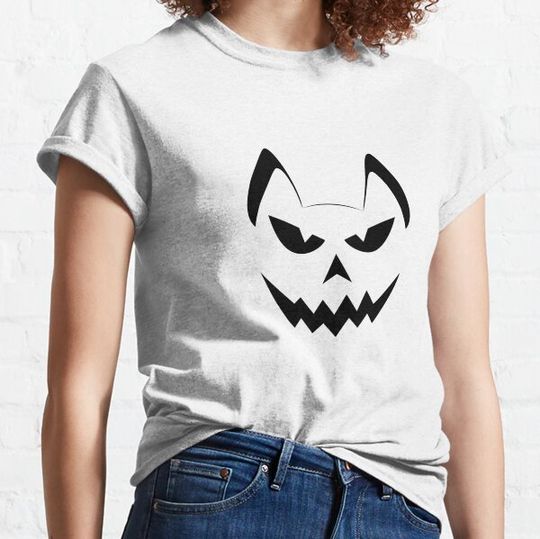 Discover A evil pumpkin dog face. T-shirts
