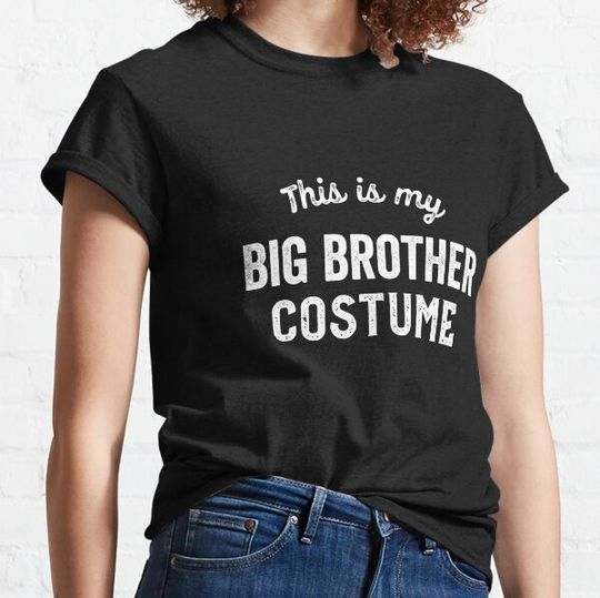 Discover Funny Big Brother Lazy Easy Halloween Costume Older Brothers Gift T-shirts