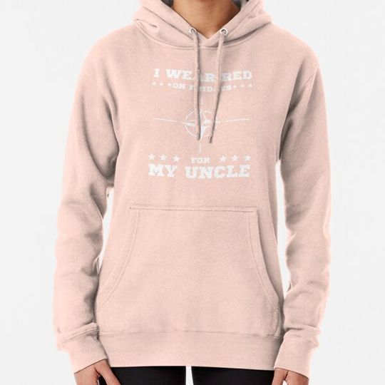 Discover i wear red on fridays for my uncle Hoodies