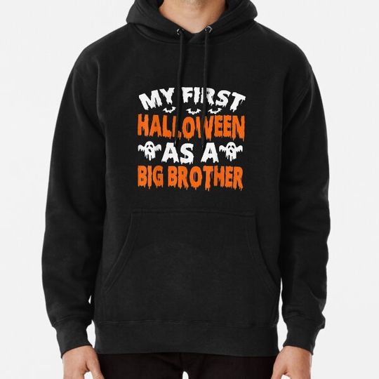 Discover Halloween My First Big Brother Costume Boys Hoodies