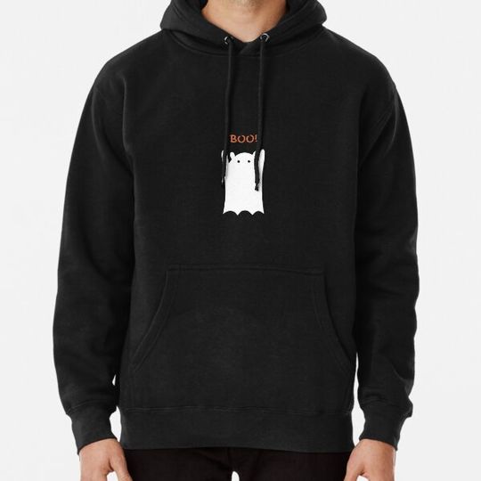 Discover Boo Ghost Halloween Hoodies