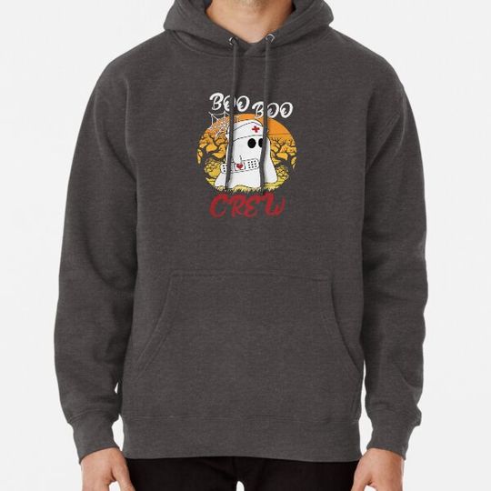 Discover Halloween Nurse Boo Boo Crew with Bandage Hoodies