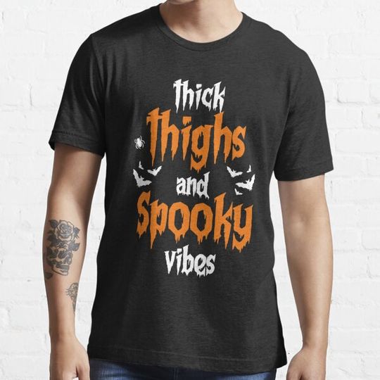 Discover Thick Thighs and Spooky Vibes Halloween T-shirts