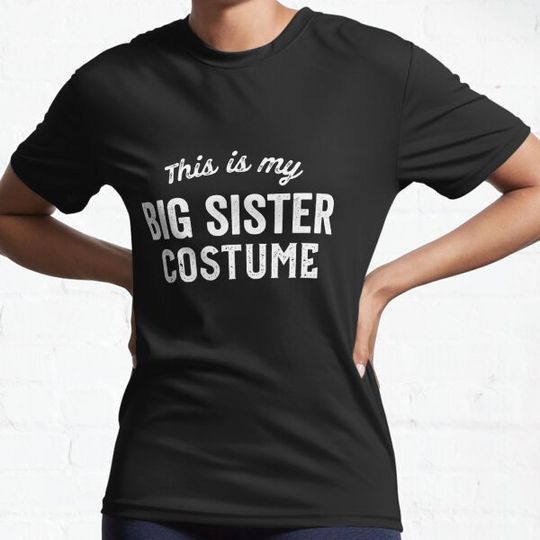 Discover Funny Big Sister Costume Halloween Easy Lazy Costumes Gift T-shirts