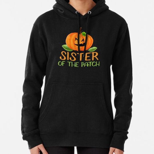 Discover Sister Of The Patch ,Cute Halloween Pumpkin Hoodies
