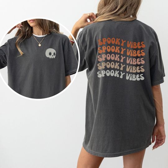 Discover  | Skull Spooky Vibes | Halloween Shirt
