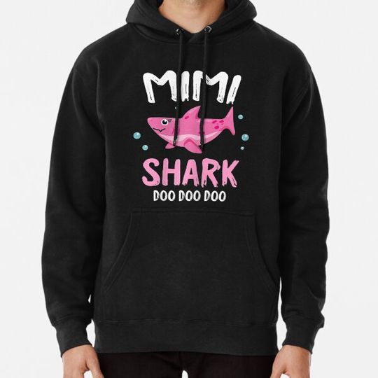 Discover Mimi Shark Doo Doo Grandma Halloween For Women Hoodies