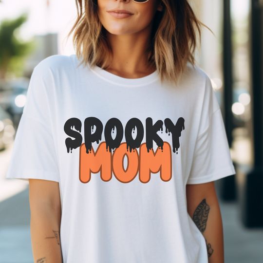 Discover Mom Halloween shirt, Spooky Mom shirt, Unisex Jersey Short Sleeve Tee