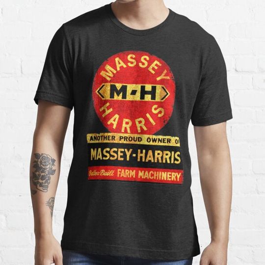 Discover Massey Harris Tractors and Farm Machinery Gift Halloween Day, Thanksgiving, Christmas Day Essential T-shirts