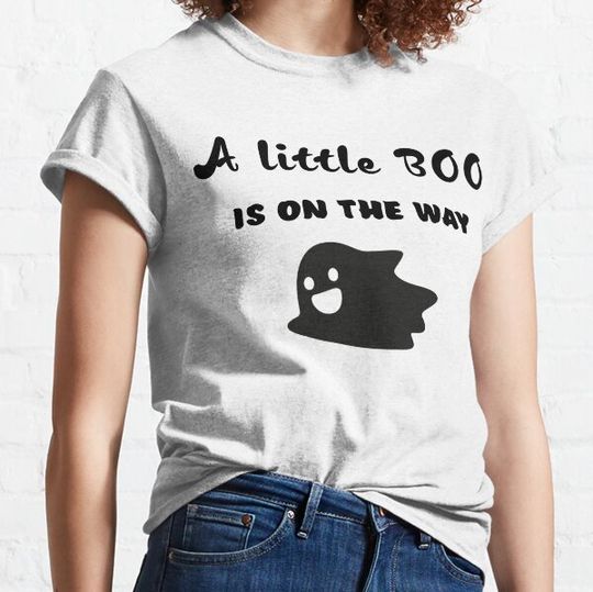 Discover A little BOO is on the way | Pregnancy announcement | Halloween Baby T-shirts