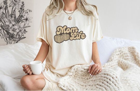 Discover Mom Life Pumpkin Halloween Shirt